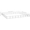 Dog Kennel Black 871.9 ft² Steel