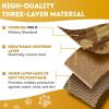 Tactical Dog Harness with Handle, Medium. Desert Camouflage 900D Nylon Tactical Dog Vest Harness. No Pull Breathable Dog Tactical Harness with Adjusta