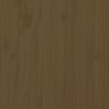 Dog Bed Honey Brown 25.8"x19.9"x11" Solid Wood Pine