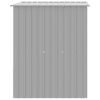 Dog House with Roof Light Gray 65"x60.2"x71.3" Galvanized Steel